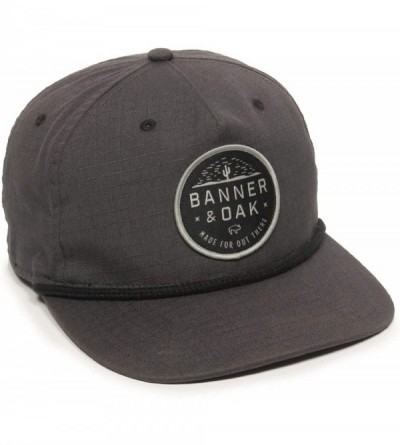 Baseball Caps Mojave Scout Patch Snapback Hat - Adjustable Baseball Cap w/Plastic Snapback Closure - Charcoal - CE18S83QO6I $...