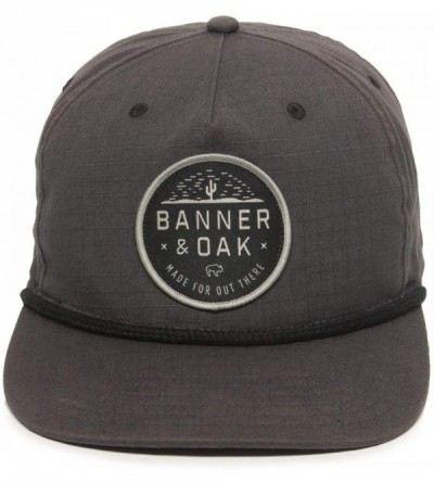 Baseball Caps Mojave Scout Patch Snapback Hat - Adjustable Baseball Cap w/Plastic Snapback Closure - Charcoal - CE18S83QO6I $...