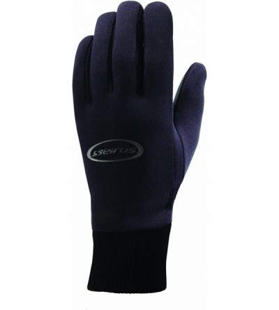 Balaclavas 1422 Mens Heatwave All Weather Form Fit Polartec Glove - Black - CA11ET7AERZ $20.32