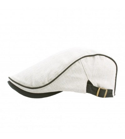 Newsboy Caps Beret Hat for Men-Outdoor Sun Visor Hat Unisex Adjustable Peaked Cap Newsboy Hat (Beige) - Beige - CX18DULN9L7 $...