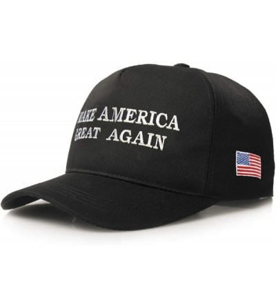 Baseball Caps Keep America Great Again Cap Donald Trump 2020 Campaign MAGA Hat Adjustable Baseball Hat with USA Flag - Black ...