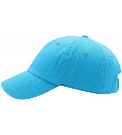 Baseball Caps Baseball Cap for Men Women - 100% Cotton Classic Dad Hat - Aqua - CU18EE3DCOM $8.37