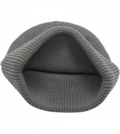 Skullies & Beanies Classic Men's Warm Winter Hats Acrylic Knit Cuff Beanie Cap Daily Beanie Hat - Celadon - CY18H7QR4GC $7.66