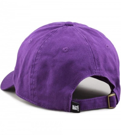 Baseball Caps Unisex Blank Washed Low Profile Cotton & Denim & Tie Dye Dad Hat Baseball Cap - Purple - CN12FOR5IXJ $11.13