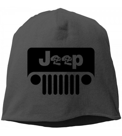 Skullies & Beanies Beret Knit Cap Skulls Jeep Knit Cap Beanie Hat for Men's Warm Winter - CD18M4O3KMS $10.63