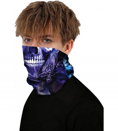 Balaclavas Bandana Face Mask Neck Gaiter- Cool Unisex Scarf Mask Tube Multifunctional Headwear- Buff Face Mask - CA197YD5ZSL ...