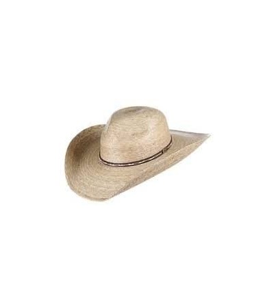 Cowboy Hats Mexican Palm Low Crown Cowgirl Hat - Dark - C2111VN3DKV $48.99
