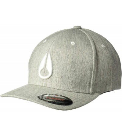 Baseball Caps Men's Deep Down Ff Athletic Fit Hat - Heather Gray/White - CN11I3NYK1D $23.05