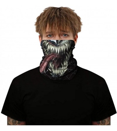 Balaclavas Bandana Face Mask Neck Gaiter- Dust Wind UV Protection Vivid 3D Mouth Cover for Women Men - Monster - C9197T09C0X ...