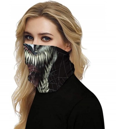 Balaclavas Bandana Face Mask Neck Gaiter- Dust Wind UV Protection Vivid 3D Mouth Cover for Women Men - Monster - C9197T09C0X ...