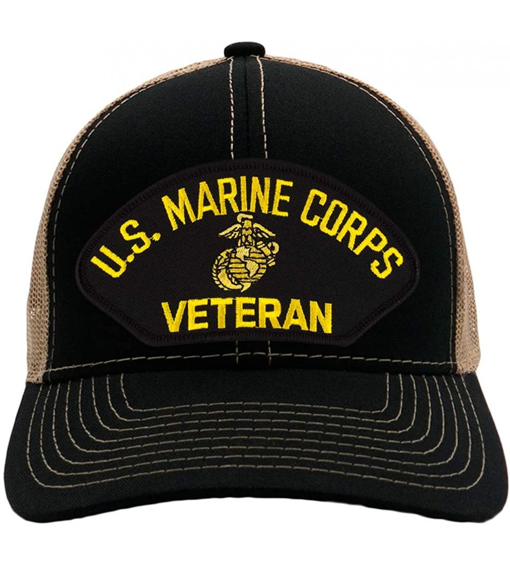 Baseball Caps US Marine Corps Veteran Hat/Ballcap Adjustable One Size Fits Most (Multiple Colors & Styles) - CN18IHLUWM3 $19.72