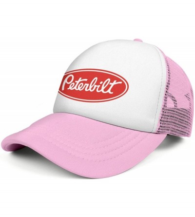 Baseball Caps Men Novel Baseball Caps Adjustable Mesh Dad Hat Strapback Cap Trucks Hats Unisex - Pink-1 - CG18AH0NNU5 $17.52
