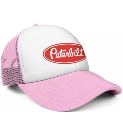 Baseball Caps Men Novel Baseball Caps Adjustable Mesh Dad Hat Strapback Cap Trucks Hats Unisex - Pink-1 - CG18AH0NNU5 $17.52