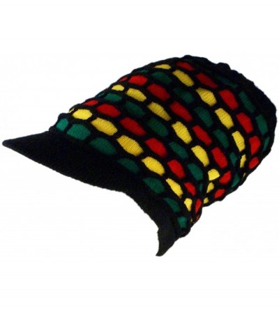 Skullies & Beanies Rasta Knit Tam Hat Dreadlock Cap. Multiple Designs and Sizes. - CJ11YIYGP69 $22.57