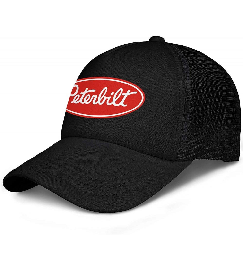 Baseball Caps Men Novel Baseball Caps Adjustable Mesh Dad Hat Strapback Cap Trucks Hats Unisex - Black-10 - CW18AH0ZACT $14.96