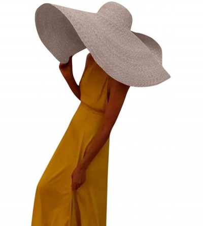 Sun Hats MEANIT Womens Oversized Foldable Packable - CP18XMKM3HA $50.64