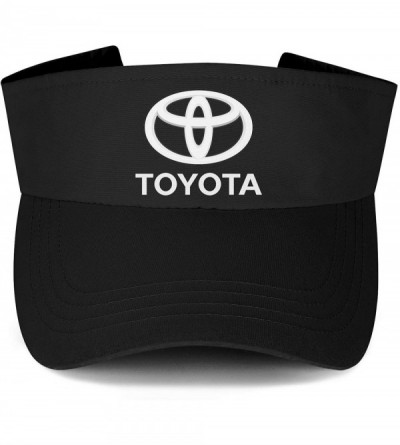 Visors Sun Sports Visor Hat McLaren-Logo- Classic Cotton Tennis Cap for Men Women Black - Toyota Logo - CT18AKNZ9TN $13.58