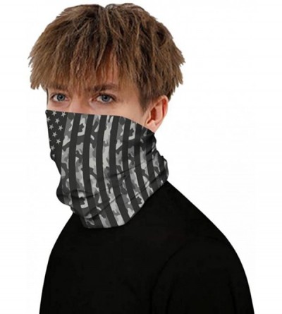 Balaclavas Multifunctional Seamless Face Mask Bandanas Headband Neck Gaiter for Dust-Sun UV Protection - American Flag 1 - CH...