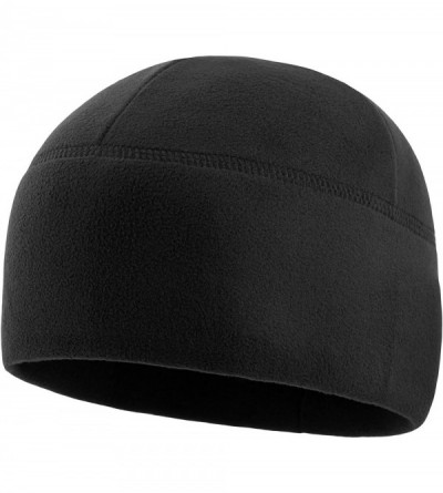 Skullies & Beanies Tactical Beanie Fleece Watch Cap Military Army Men Winter Hat Elite - Black - CJ18HKXTLHD $13.67