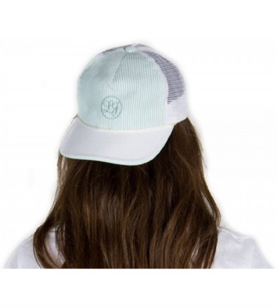 Baseball Caps Seersucker Snapback Hat in Mint - Seersucker - C111XGHS6WZ $21.81