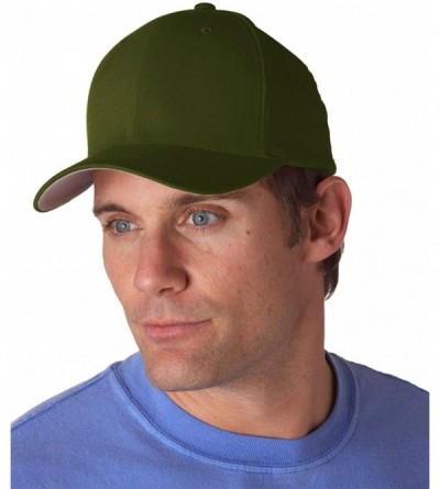 Baseball Caps Premium Original Wooly Combed Twill Cap 6277 (S/M (6 3/4-7 1/4)- Olive) - C111DLCZ8JT $29.50
