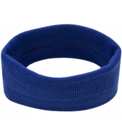 Headbands USA Made Stretch Headband - Royal Blue - CZ1885ZNMWT $55.86