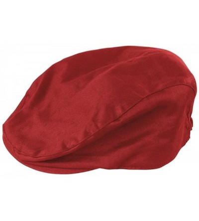 Newsboy Caps Gatsby Flat Cap - Red - C411C708WF3 $8.95
