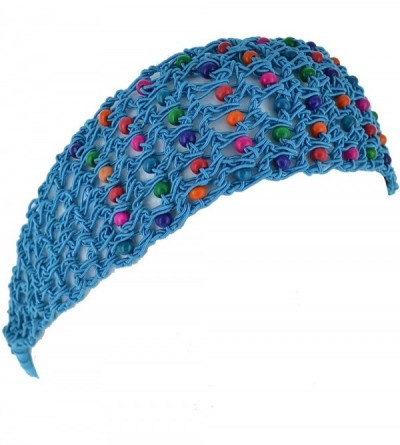 Cold Weather Headbands Beaded Knitted Womens Headband Crochet Knit Headwrap Girl Winter Fashion - C111IZHPDTZ $8.93