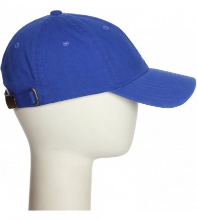 Baseball Caps Customized Letter Intial Baseball Hat A to Z Team Colors- Blue Cap Navy White - Letter C - CQ18N8G5K2G $13.43