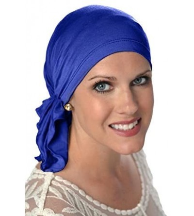 Headbands Slip-On Scarf- Cancer Headwear for Women - Emerald Green - CC1243N8OPT $18.12