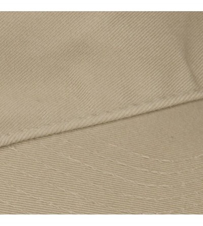 Visors Pro Style Cotton Twill Washed Visor - Khaki - C21153M0YC1 $9.81