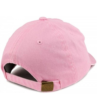 Baseball Caps Small Vintage 1971 Embroidered 49th Birthday Washed Pigment Dyed Cap - Pink - C918C77WRRM $19.12