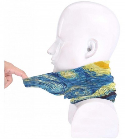 Balaclavas Neck Gaiter Headwear Face Sun Mask Magic Scarf Bandana Balaclava - Van Gogh Oil Painting - CQ197SDTL4X $14.70