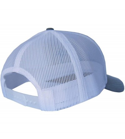 Baseball Caps Outdoor Trucker Hat Snapback - Surf Beach Design - Heather Grey/White - CD18UYN3G74 $17.94