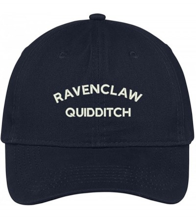Baseball Caps Ravenclaw Quidditch Embroidered Soft Cotton Adjustable Cap Dad Hat - Navy - CN12O1I33XY $17.03