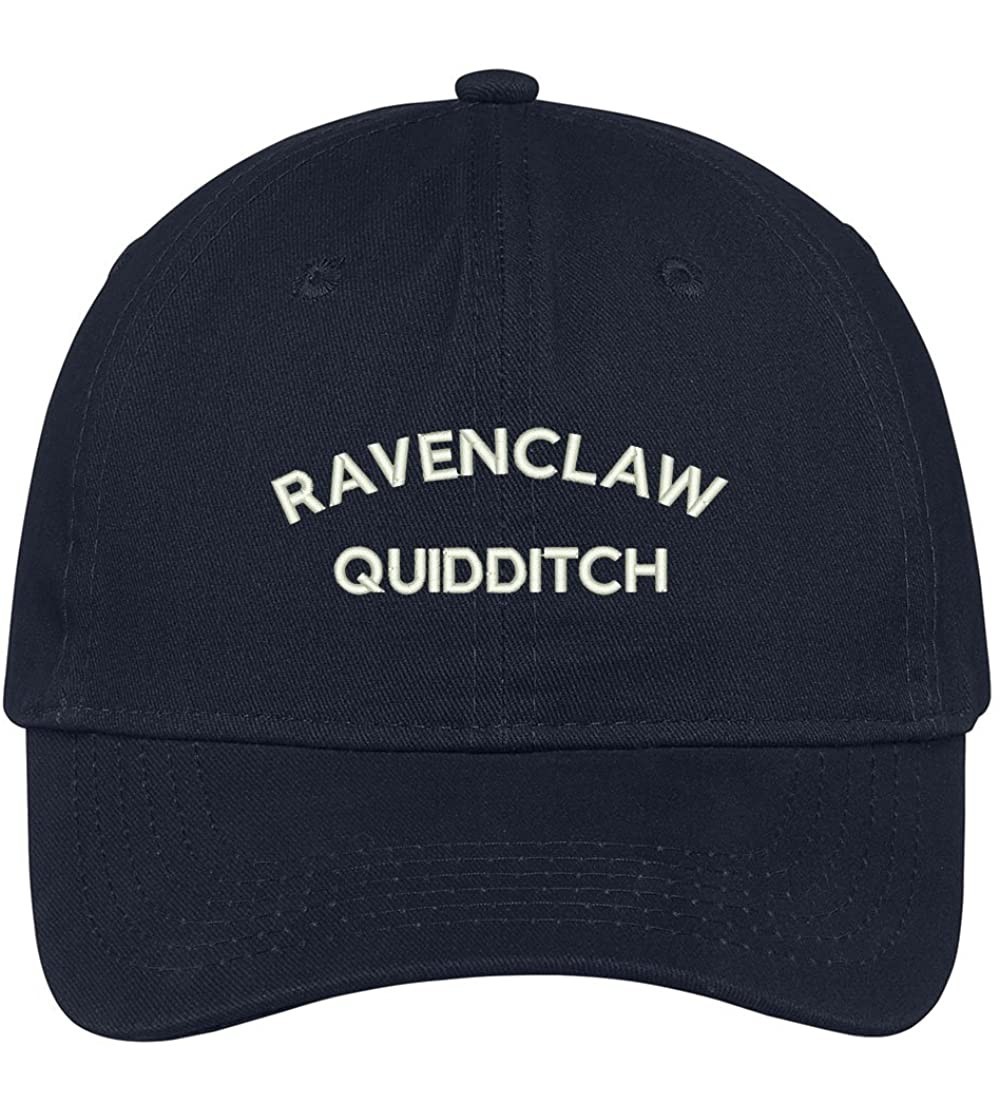 Baseball Caps Ravenclaw Quidditch Embroidered Soft Cotton Adjustable Cap Dad Hat - Navy - CN12O1I33XY $17.03