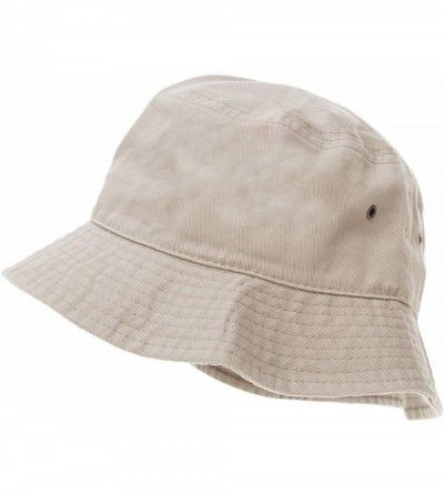 Bucket Hats 100% Cotton Bucket Hat for Men- Women- Kids - Summer Cap Fishing Hat - Khaki - CB18DOWAQ5Z $28.06