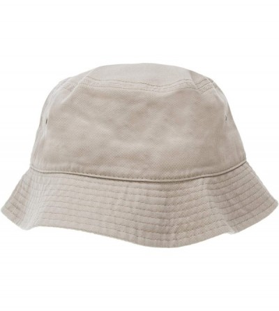 Bucket Hats 100% Cotton Bucket Hat for Men- Women- Kids - Summer Cap Fishing Hat - Khaki - CB18DOWAQ5Z $12.44