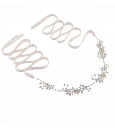 Headbands Prom Hair Pins Ladies Jewelry_Diy Pearl Cross Hair Belt Ladies Jewelry Headdress - Sh152 - CK18SR4T60S $15.10