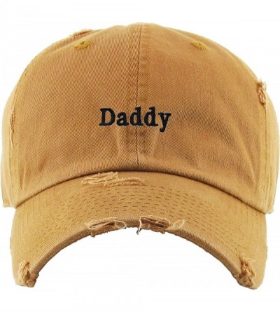 Skullies & Beanies Good Vibes Only Heart Breaker Daddy Dad Hat Baseball Cap Polo Style Adjustable Cotton - (6.1) Wheat Daddy ...