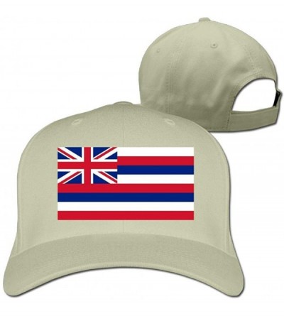 Baseball Caps Flag of Hawaii Adjustable Trucker Caps Unisex Sandwich Hats - CK18I7ZEU60 $36.74
