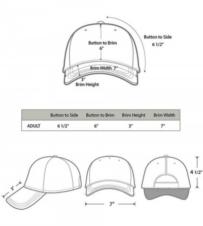 Baseball Caps Plain Blank Baseball Caps Adjustable Back Strap Wholesale Lot 6 Pack - Orange - C4180Z0M23A $17.41