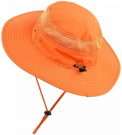 Sun Hats Women Summer Sun Hat UV Protection Wide Brim Mesh Bucket Hats UPF 50+ for Outdoor Fishing Beach Boonie Hats - CG18W7...