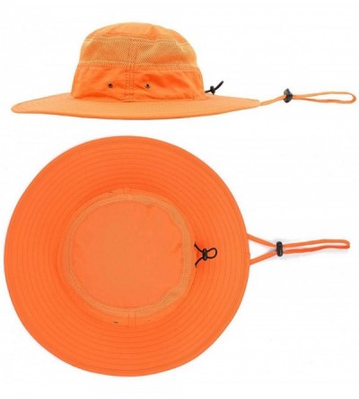 Sun Hats Women Summer Sun Hat UV Protection Wide Brim Mesh Bucket Hats UPF 50+ for Outdoor Fishing Beach Boonie Hats - CG18W7...