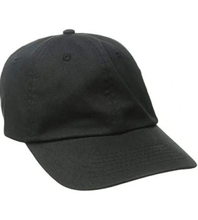 Baseball Caps Twill Cap for Men and Women Baseball Cap Softball Hat with Pre Curved Brim - Black - CH111QVIKFB $7.97