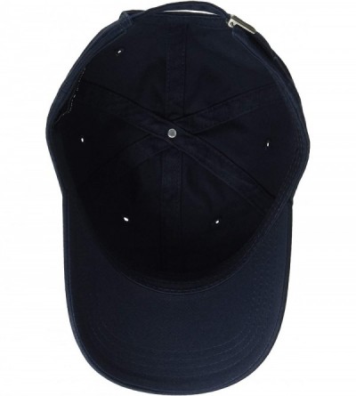 Baseball Caps Tommy Hilfiger Men's Dad Hat Tommy Flag Cap Hat - Navy - C218LLM0OLS $18.86
