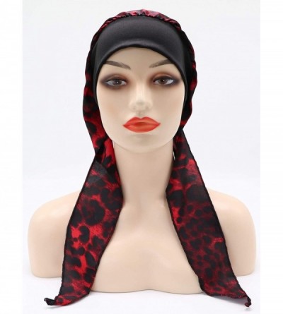 Skullies & Beanies Chemo Cancer Head Scarf Hat Cap Tie Dye Pre-Tied Hair Cover Headscarf Wrap Turban Headwear - C0198N5SGCG $...