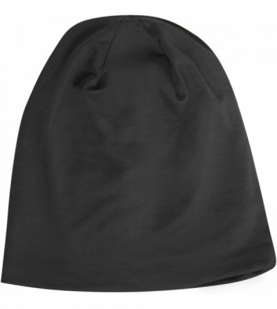 Skullies & Beanies All Kinds of Long Slouchy Baggy Wrinkled Oversized Beanie Winter Hat - 2. 2733 - Black - C818YZGXA87 $14.95