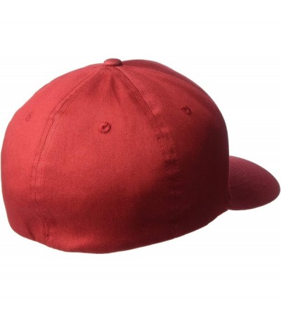 Sun Hats Men's Epicycle Flexfit Hat - Dark Red - CI18O9ASSWR $38.40