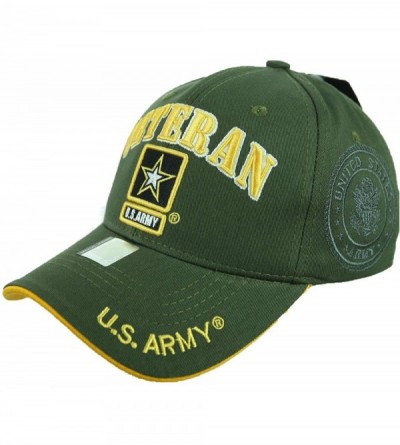 Baseball Caps USA Army Baseball Cap US Army Veteran Retired Hats CAMO Hat Official Licensed Caps - Olive-veteran - CW18K2A8T5...